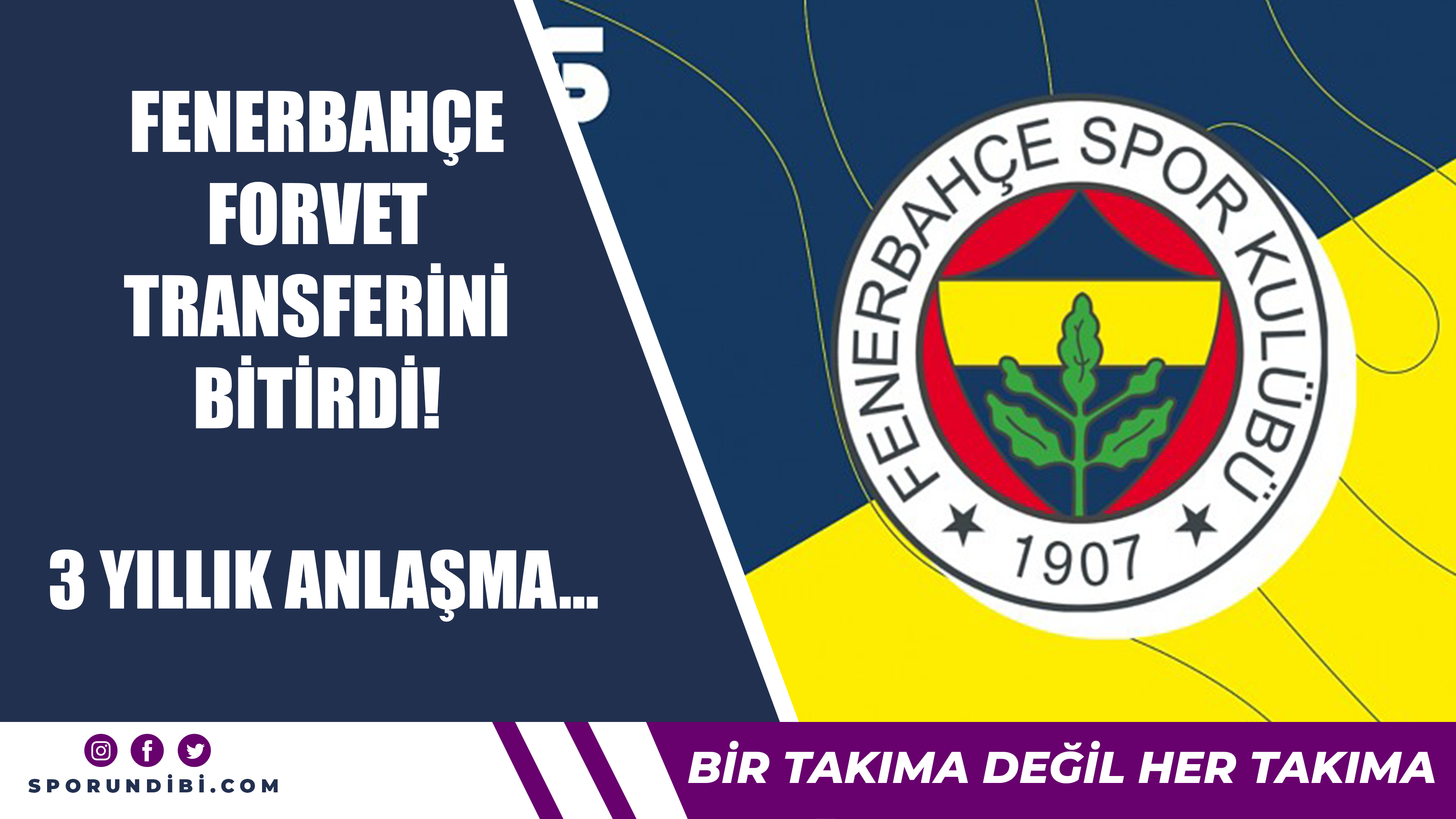 Fenerbahçe forvet transferini bitirdi! 3 yıllık anlaşma...