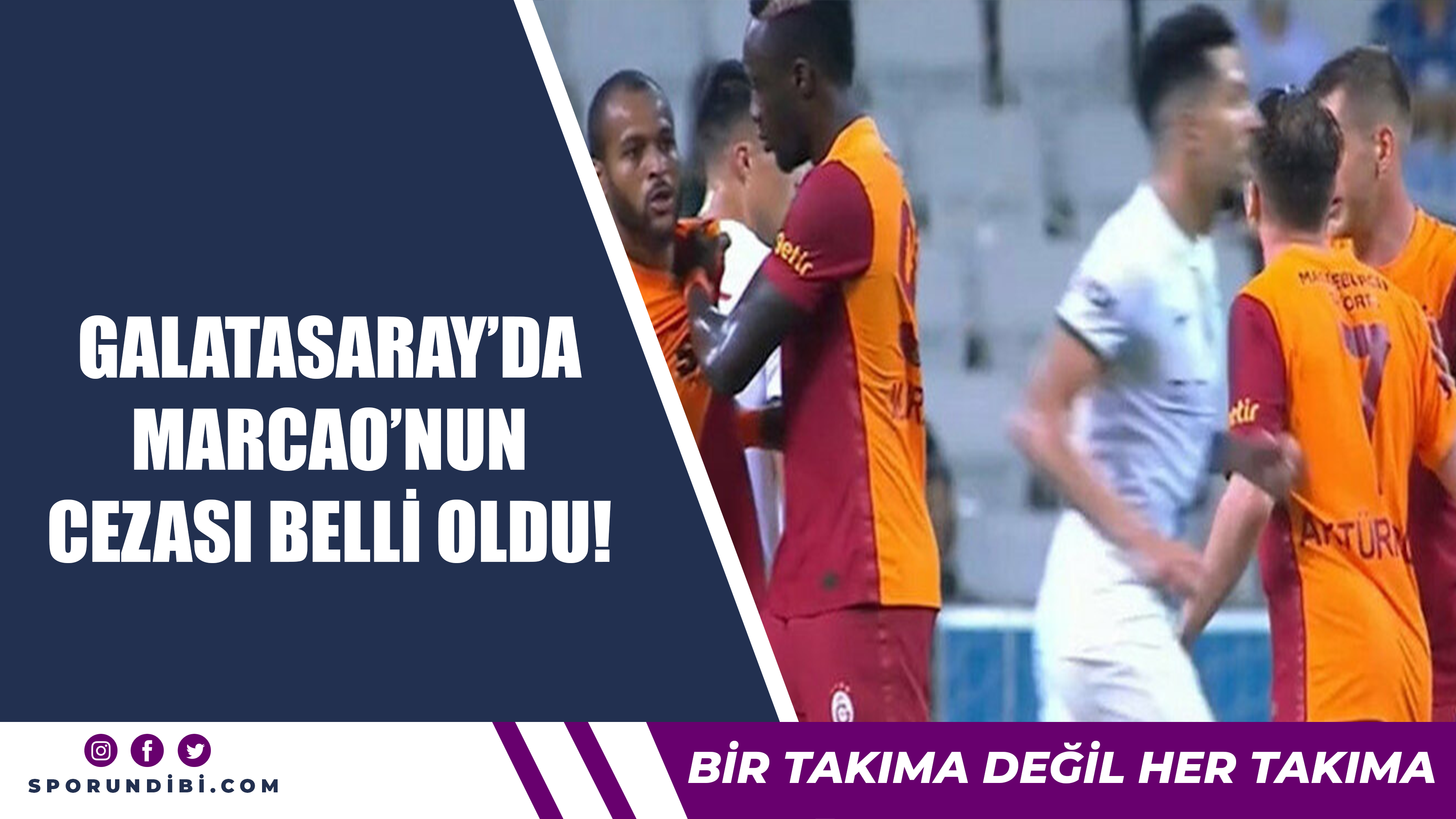 Galatasaray'da Marcao'nun cezası belli oldu!
