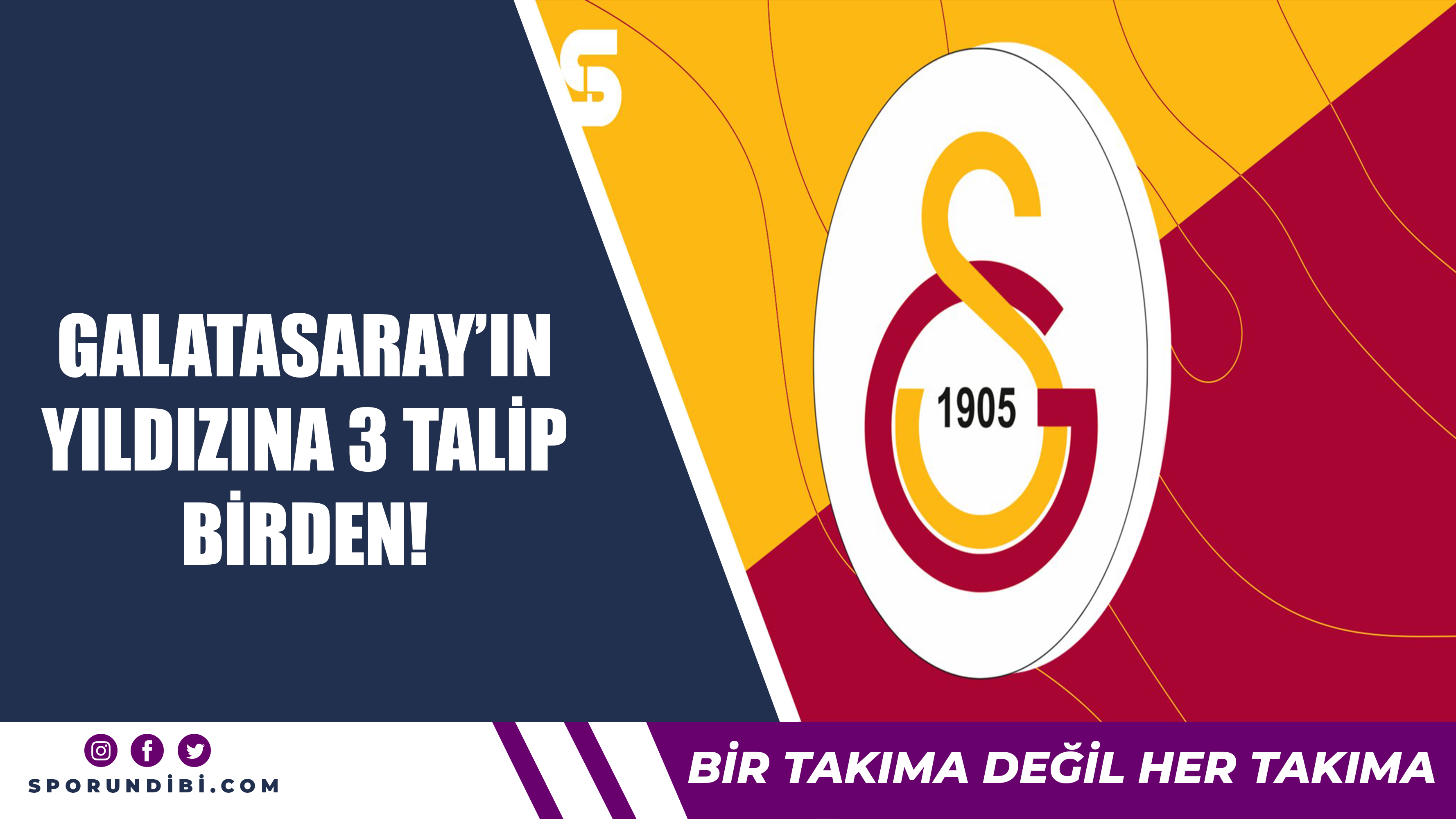 Galatasaray'ın yıldızına 3 talip birden!
