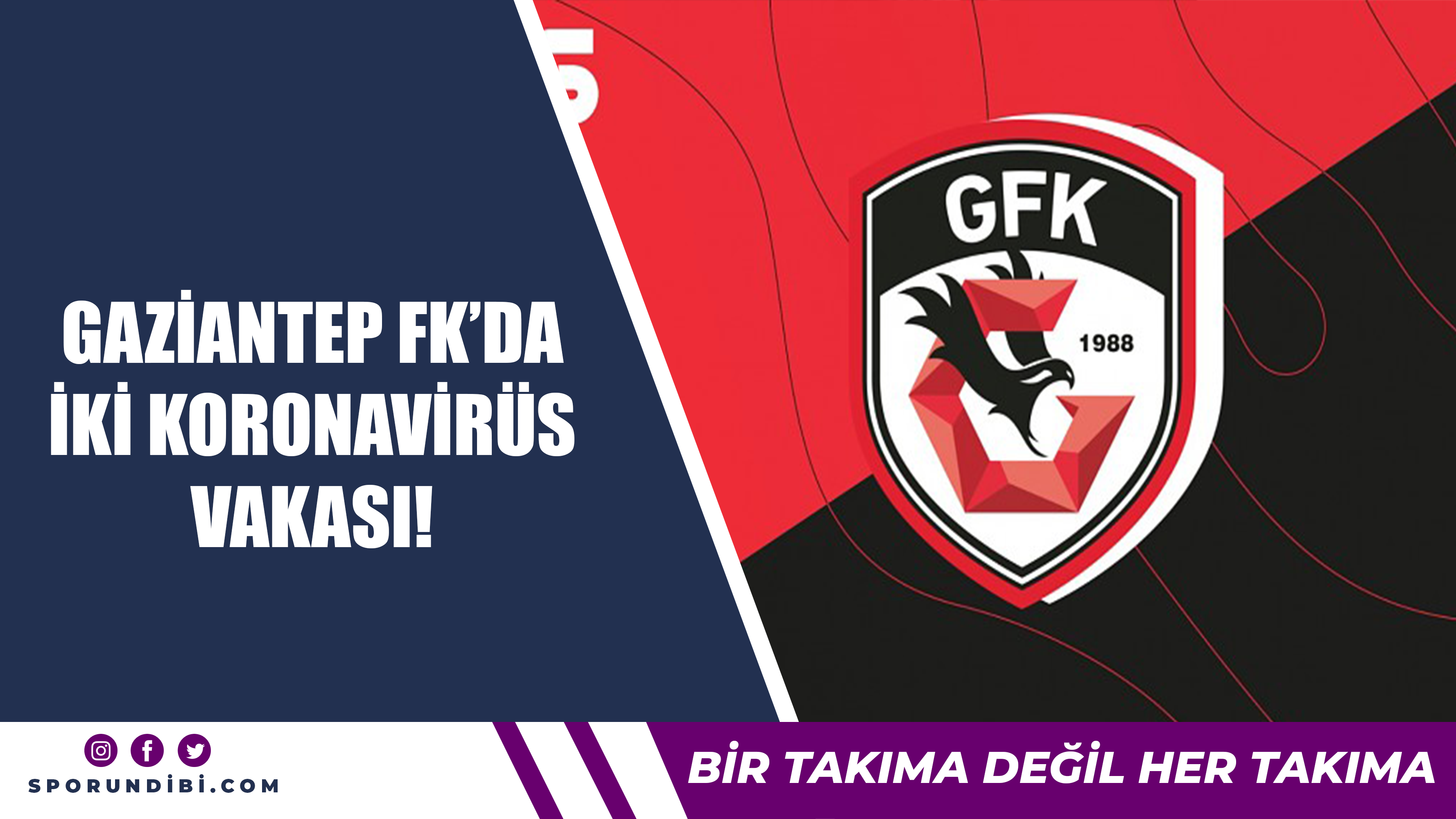 Gaziantep FK'da iki koronavirüs vakası!