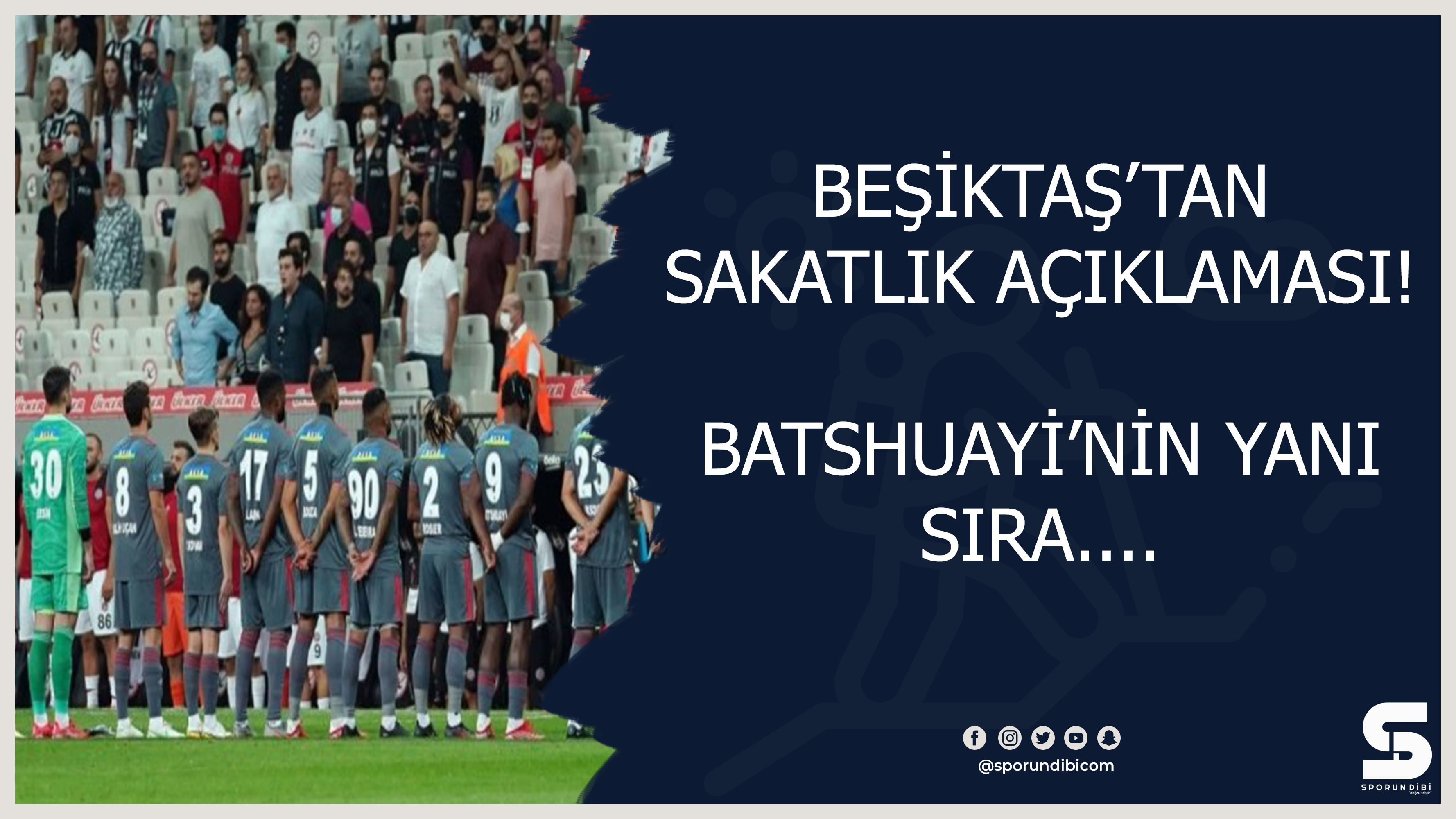 Beşiktaş'tan sakatlık açıklaması! Batshuayi'nin yanı sıra....