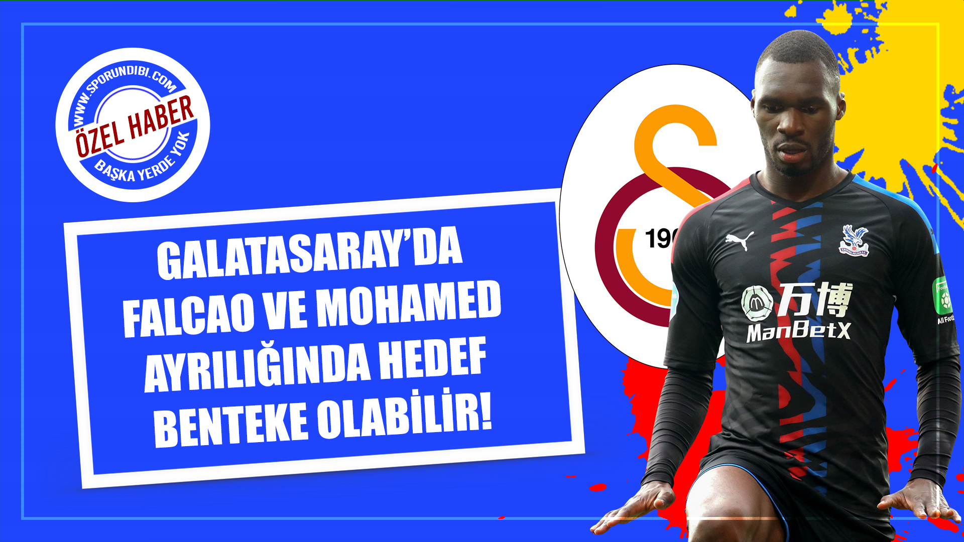 Galatasaray'da Falcao ve Mohamed ayrılığında hedef Benteke olabilir!