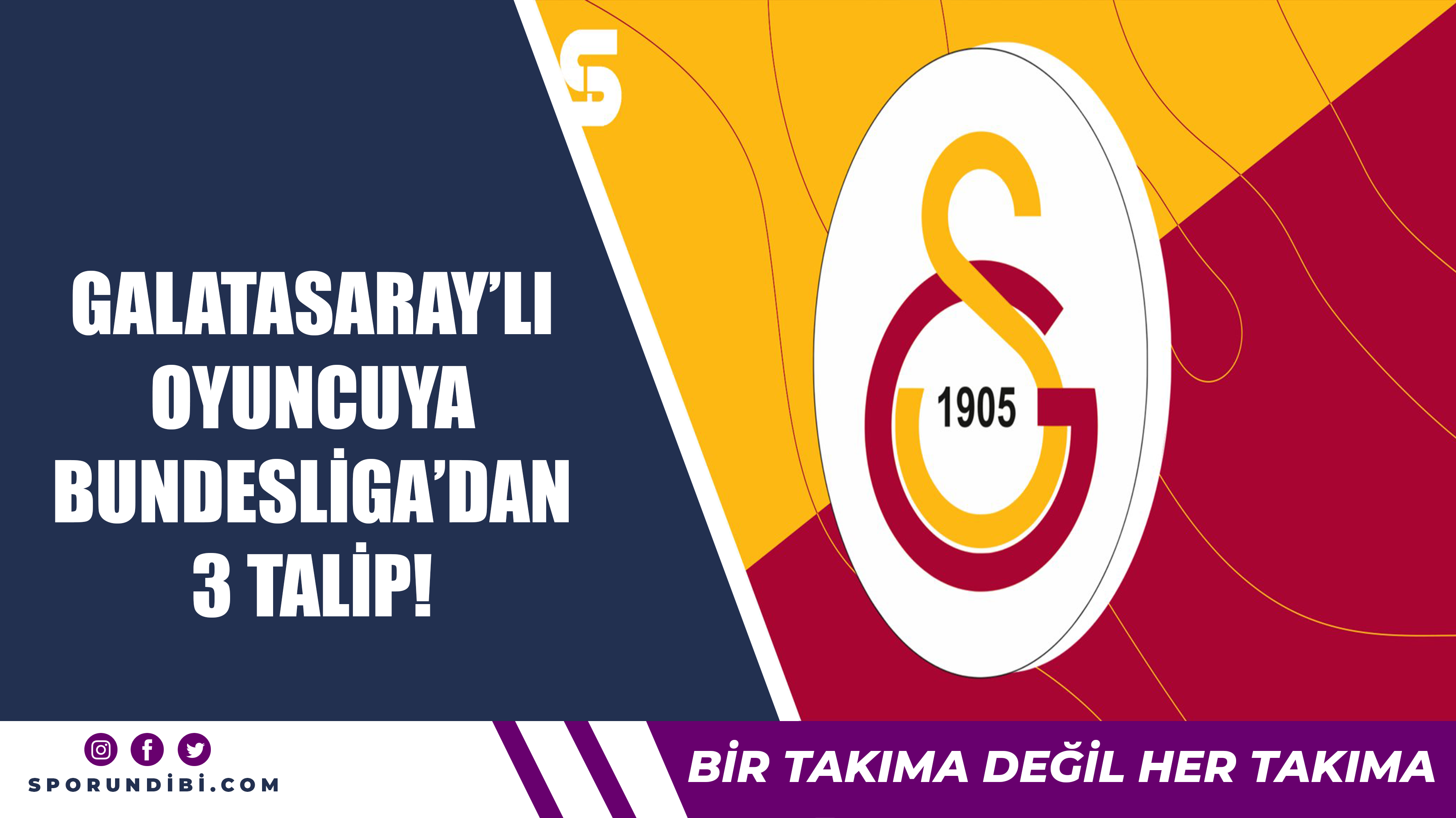 Galatasaray'lı oyuncuya Bundesliga'dan 3 talip!