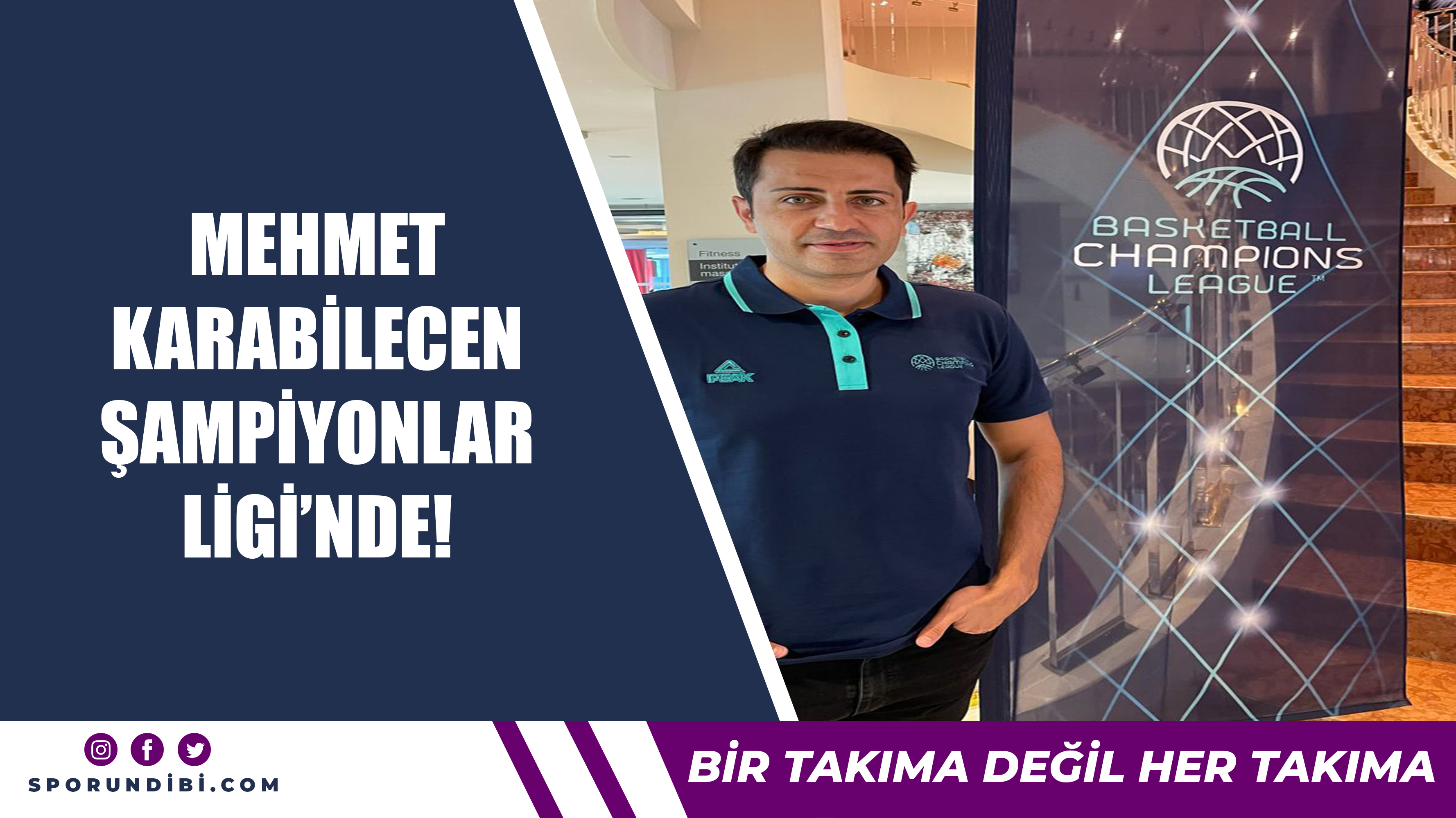Mehmet Karabilecen, Şampiyonlar Ligi'nde!