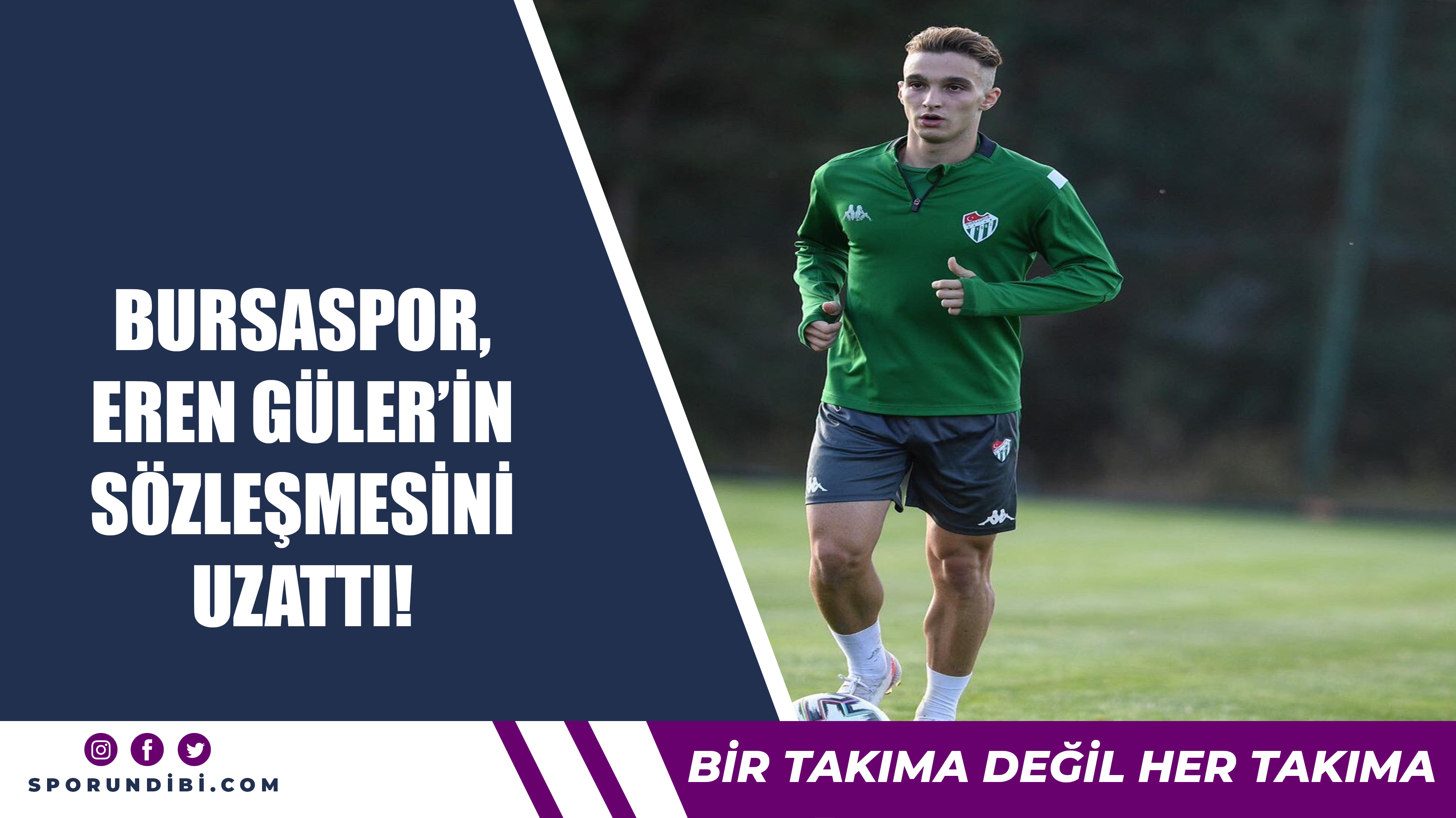 Bursaspor, Eren Güler'in sözleşmesini uzattı!