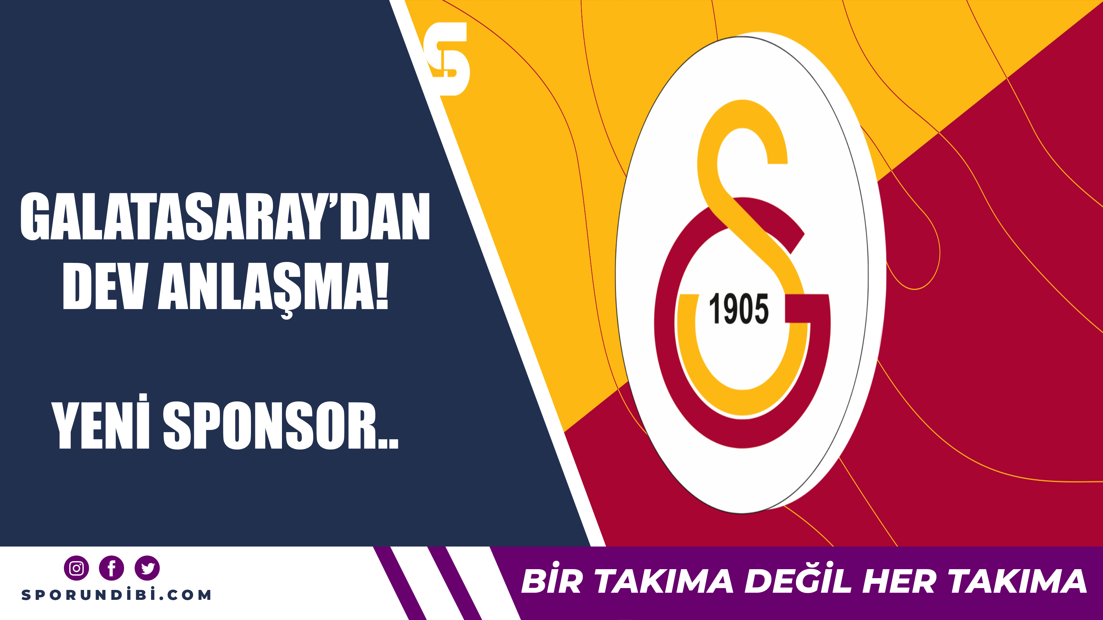 Galatasaray'dan dev anlaşma! Yeni sponsor...