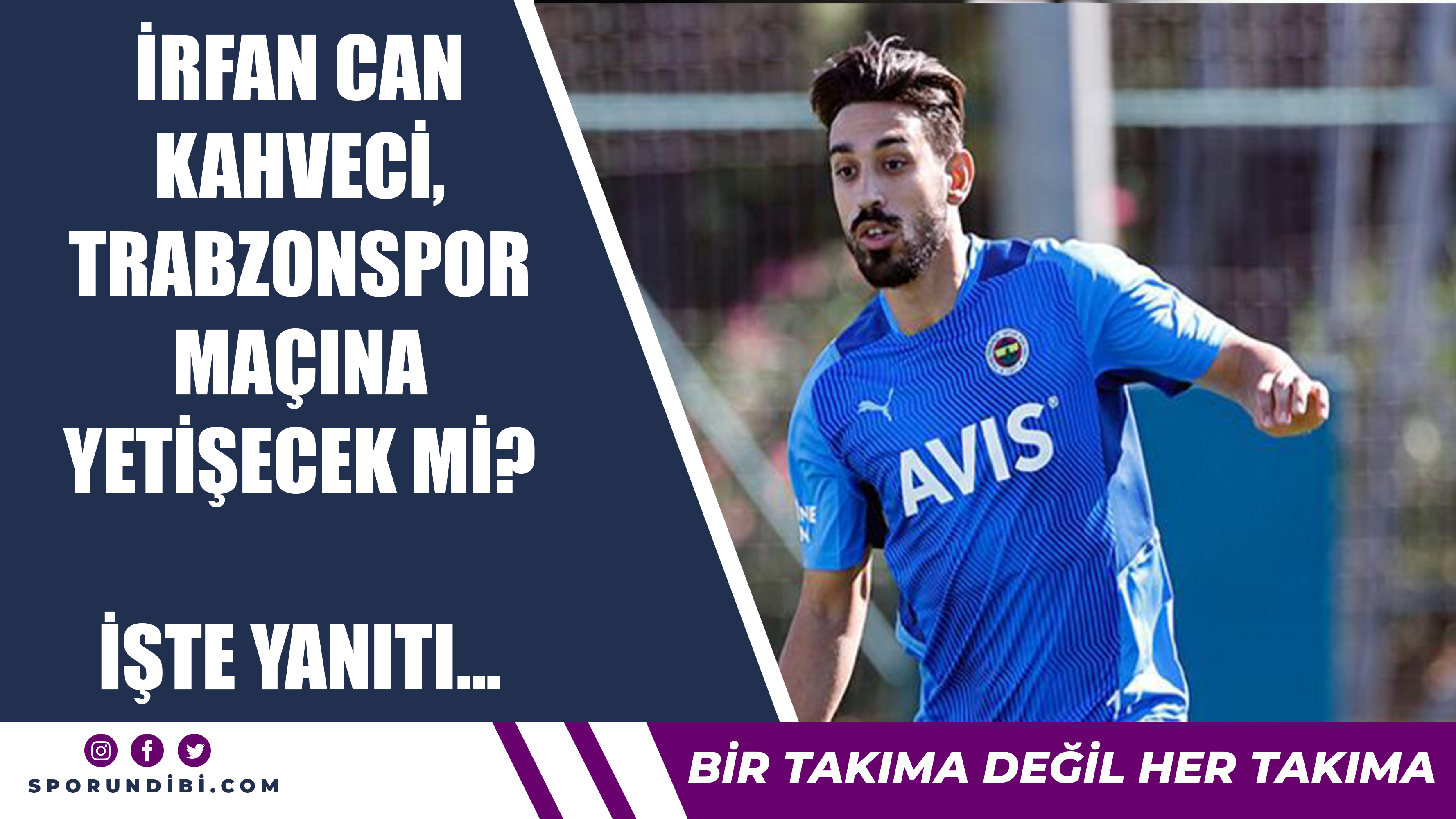 İrfan Can Kahveci, Trabzonspor maçına yetişecek mi? İşte yanıtı...
