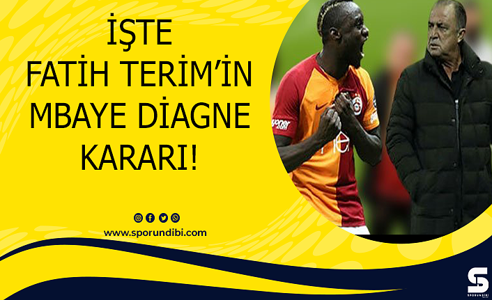 İşte Fatih Terim'den Mbaye Diagne kararı!