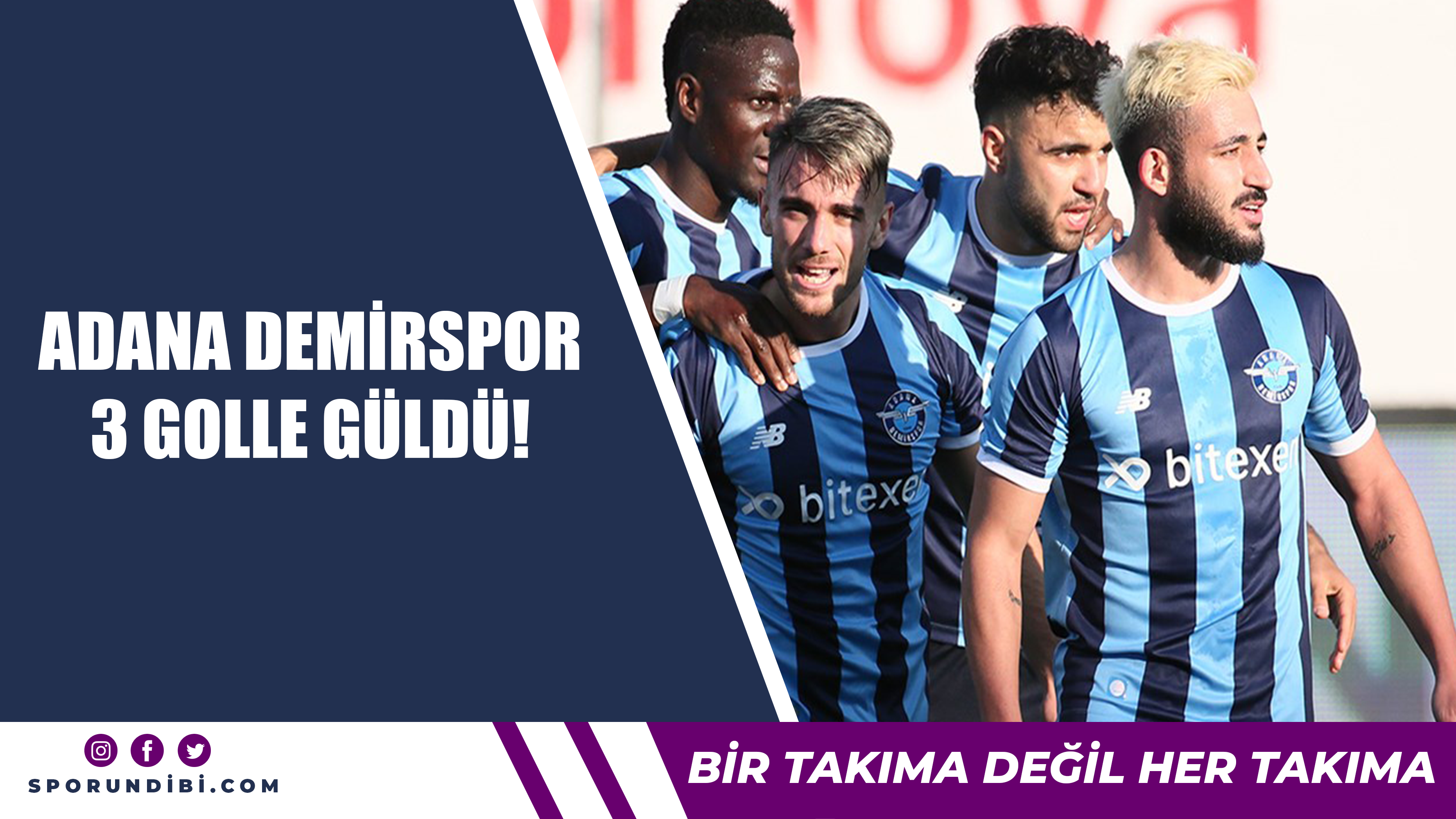 Adana Demirspor 3 golle güldü!