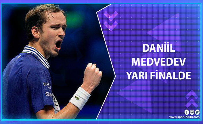 Daniil Medvedev yarı finalde