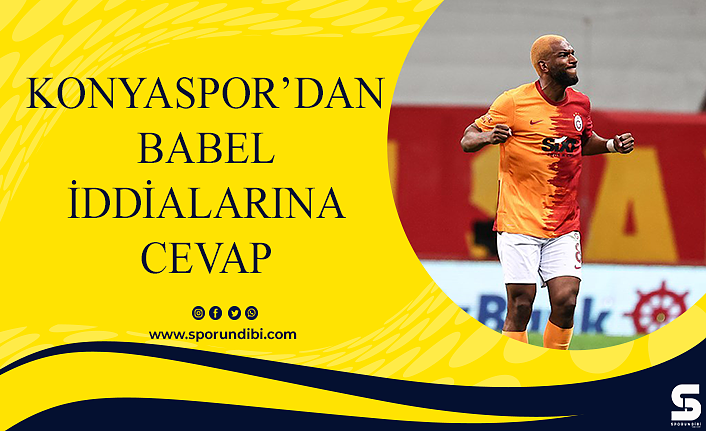 Konyaspor'dan Babel iddialarına cevap