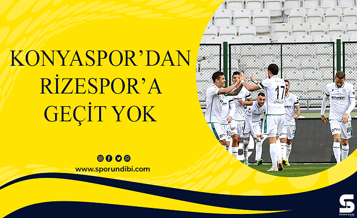 Konyaspor'dan Rizespor'a geçit yok