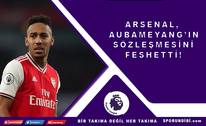 Arsenal, Aubameyang'ın sözleşmesini feshetti!