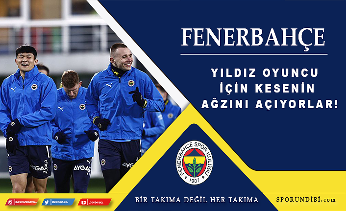 Fenerbahçe'nin yıldızı için kesenin ağzını açıyorlar!