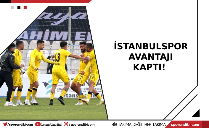 İstanbulspor avantajı kaptı!