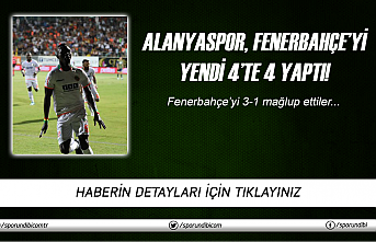 Fenerbahçe, Alanyaspor'a 3-1 yenildi!