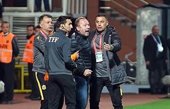Sergen Yalçın'ı zor sakinleştirdiler!