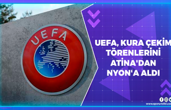 UEFA, kura çekim törenlerini Atina'dan Nyon'a...