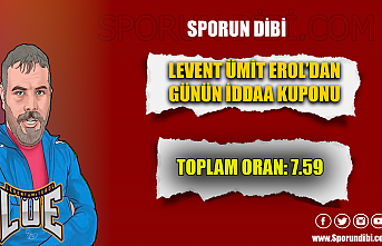 Levent Ümit Erol'dan Günün İddaa Kuponu!