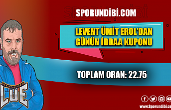 Levent Ümit Erol'dan Günün İddaa Kuponu!