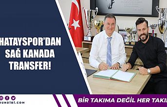 Hatayspor'dan sağ kanada transfer!