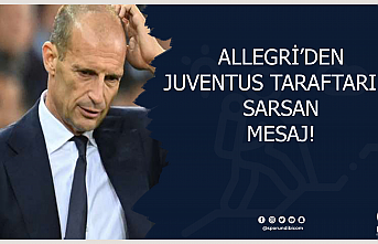 Allegri'den Juventus taraftarını sarsan mesaj!