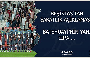 Beşiktaş'tan sakatlık açıklaması! Batshuayi'nin yanı sıra....