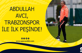 Abdullah Avcı, Trabzonspor ile ilk peşinde!