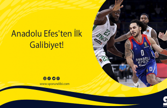 Anadolu Efes'ten İlk Galibiyet!