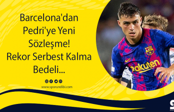 Barcelona'dan Pedri'ye Yeni Sözleşme!...