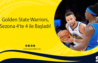 Golden State Warriors, Sezona 4'te 4 ile Başladı!
