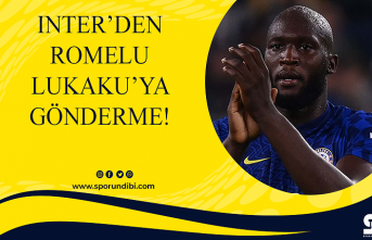 Inter'den Romelu Lukaku'ya gönderme!