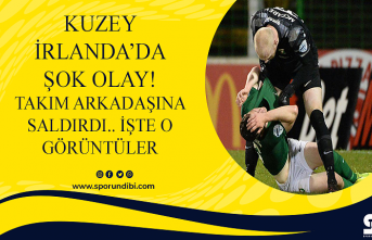 Kuzey İrlanda'da şok olay! Takım arkadaşına...