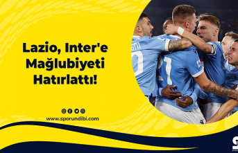 Lazio, Inter'e Mağlubiyeti Hatırlattı!