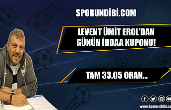 Levent Ümit Erol'dan Günün İddaa Kuponu!