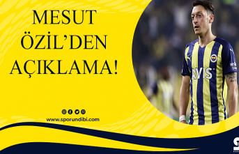 Mesut Özil'den açıklama!
