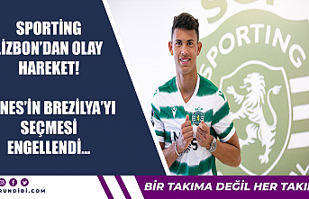Sporting Lizbon'dan olay hareket! Nunes'in...