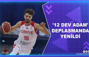 '12 Dev Adam'' deplasmanda yenildi