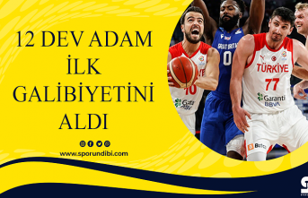 12 dev adam ilk galibiyetini aldı