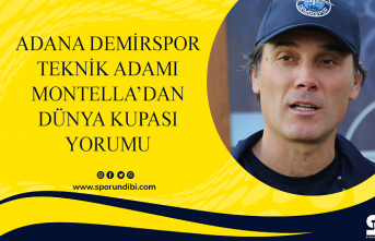 Adana Demirspor teknik adamı Montella'dan Dünya Kupası yorumu