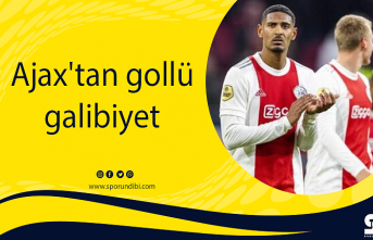 Ajax'tan gollü galibiyet
