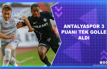 Antalyaspor 3 puanı tek golle aldı