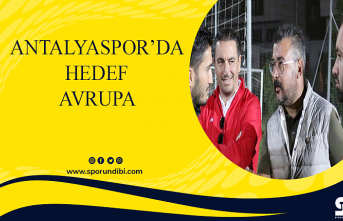 Antalyaspor'da hedef Avrupa