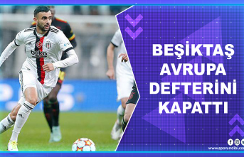 Beşiktaş Avrupa defterini kapattı