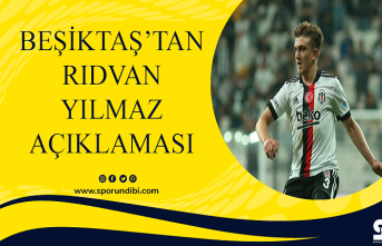 Beşiktaş'tan Rıdvan Yılmaz açıklaması