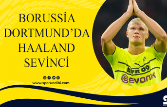 Borussia Dortmund'da Haaland sevinci