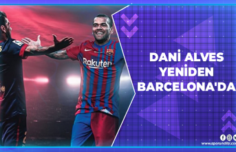 Dani Alves yeniden Barcelona'da