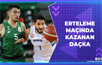 Erteleme maçında kazanan Daçka