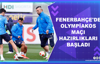 Fenerbahçe'de Olympiakos maçı hazırlıkları başladı