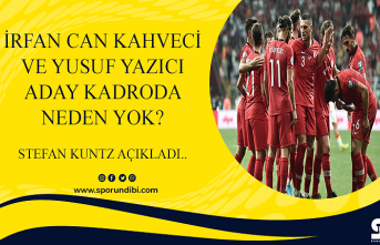 İrfan Can Kahveci ve Yusuf Yazıcı aday kadroda...